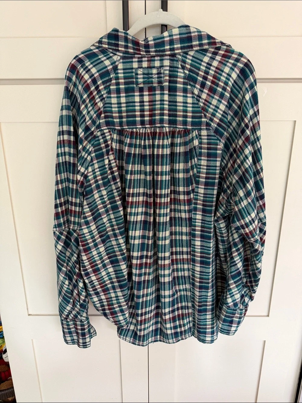 Free People casual plaid